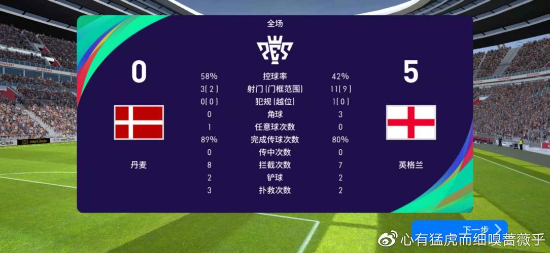 丹麦vs英格兰足球比赛记录